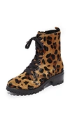 SCHUTZ ZUMIRA LACE UP COMBAT BOOTS