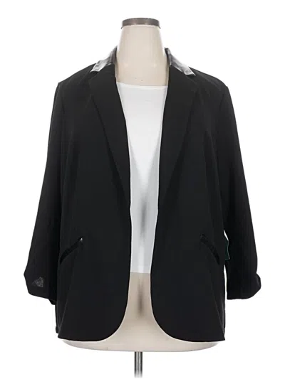 89th & Madison Blazer Jacket In Black