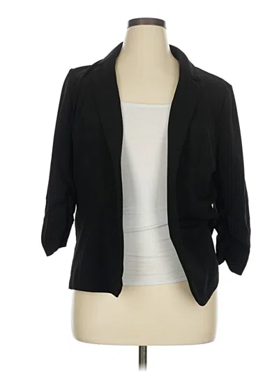 Pre-owned 89th & Madison Blazer Jacket In Black