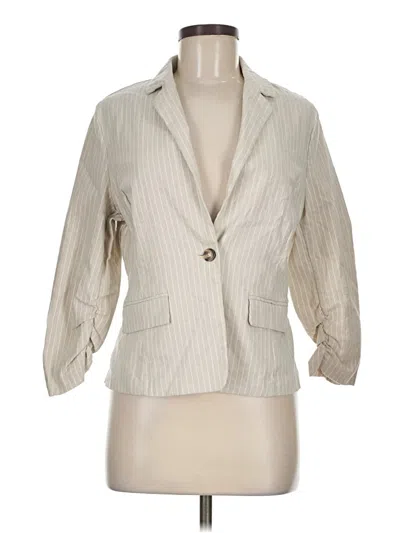 Pre-owned 89th & Madison Blazer Jacket In Ivory