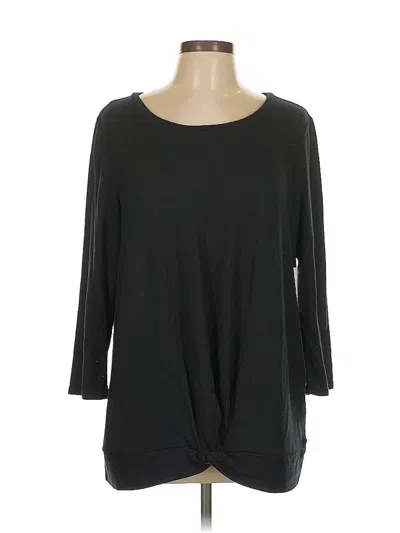 Pre-owned 89th & Madison Cardigan Sweater In Black