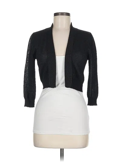 Pre-owned 89th & Madison Cardigan Sweater In Black