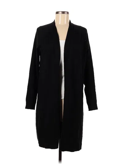 Pre-owned 89th & Madison Cardigan Sweater In Black