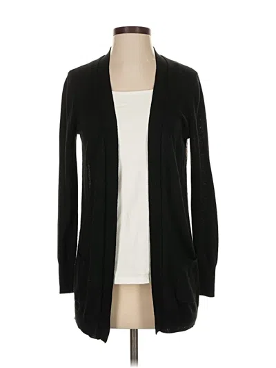 Pre-owned 89th & Madison Cardigan Sweater In Black