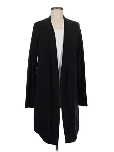Pre-owned 89th & Madison Cardigan Sweater In Black