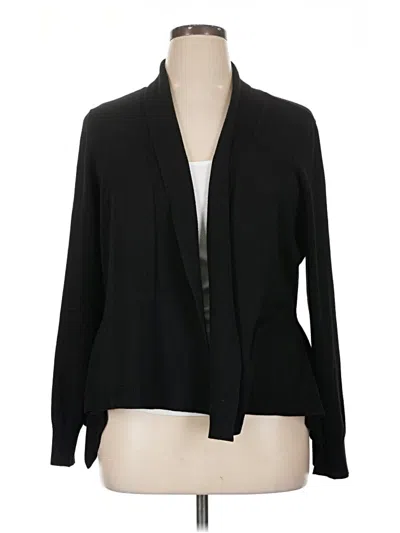 Pre-owned 89th & Madison Cardigan Sweater In Black