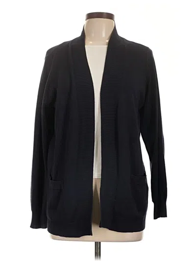 Pre-owned 89th & Madison Cardigan Sweater In Black