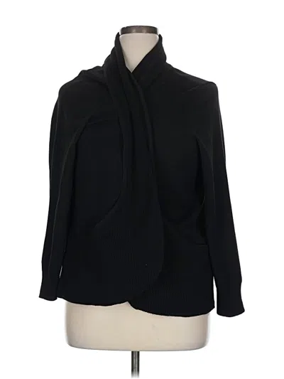Pre-owned 89th & Madison Cardigan Sweater In Black
