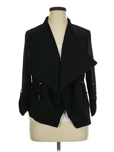 Pre-owned 89th & Madison Cardigan Sweater In Black