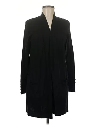 Pre-owned 89th & Madison Cardigan Sweater In Black