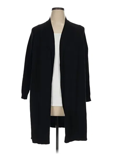 Pre-owned 89th & Madison Cardigan Sweater In Black