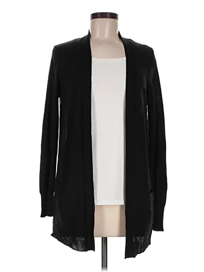 Pre-owned 89th & Madison Cardigan Sweater In Black