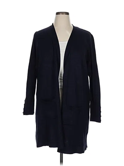 Pre-owned 89th & Madison Cardigan Sweater In Blue