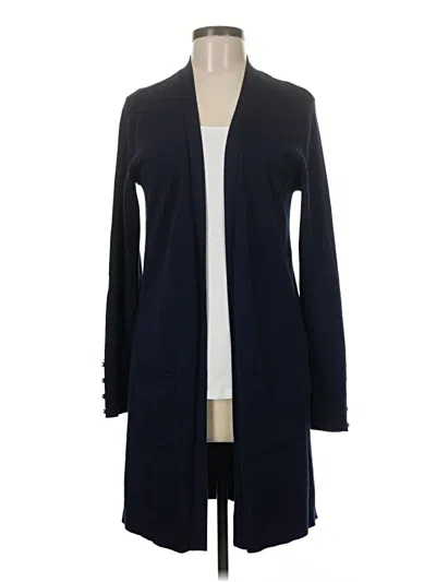 Pre-owned 89th & Madison Cardigan Sweater In Blue