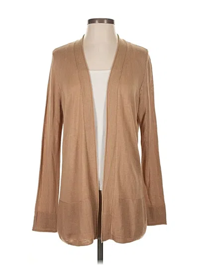 Pre-owned 89th & Madison Cardigan Sweater In Brown