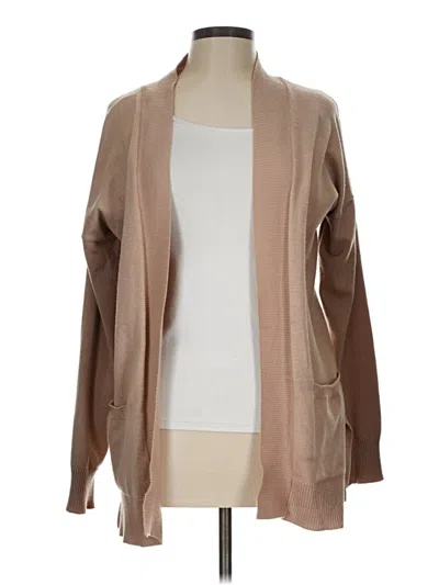 Pre-owned 89th & Madison Cardigan Sweater In Brown