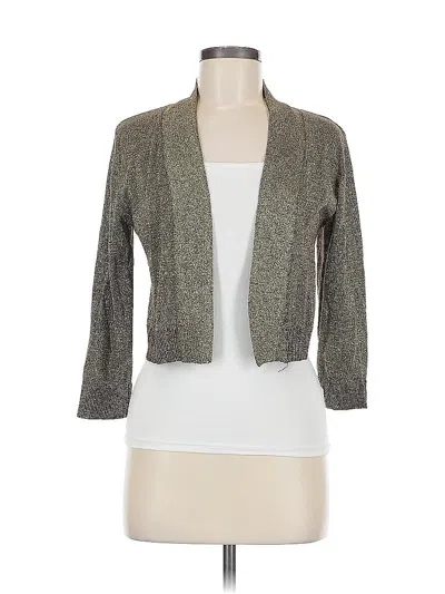 Pre-owned 89th & Madison Cardigan Sweater In Gray