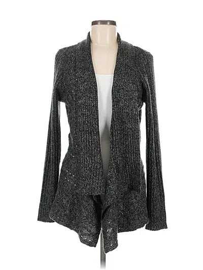 Pre-owned 89th & Madison Cardigan Sweater In Gray