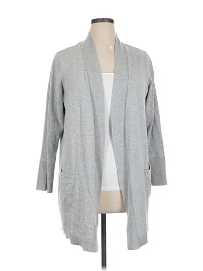Pre-owned 89th & Madison Cardigan Sweater In Gray