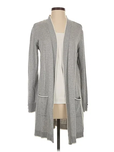 Pre-owned 89th & Madison Cardigan Sweater In Gray