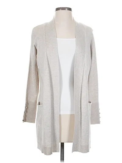 Pre-owned 89th & Madison Cardigan Sweater In Gray