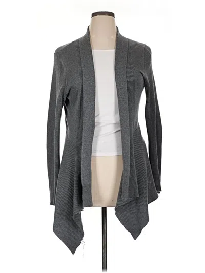Pre-owned 89th & Madison Cardigan Sweater In Gray