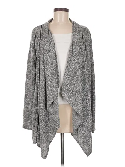 Pre-owned 89th & Madison Cardigan Sweater In Gray