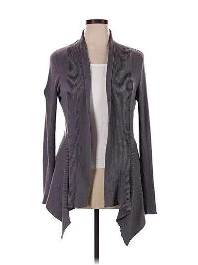 Pre-owned 89th & Madison Cardigan Sweater In Gray