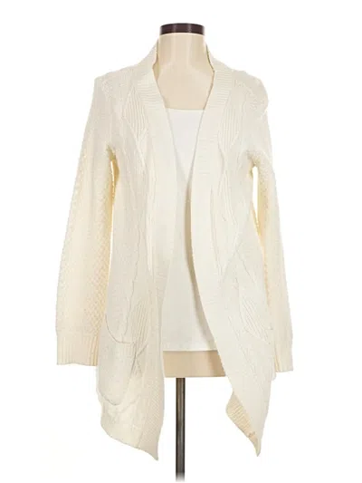 Pre-owned 89th & Madison Cardigan Sweater In Ivory