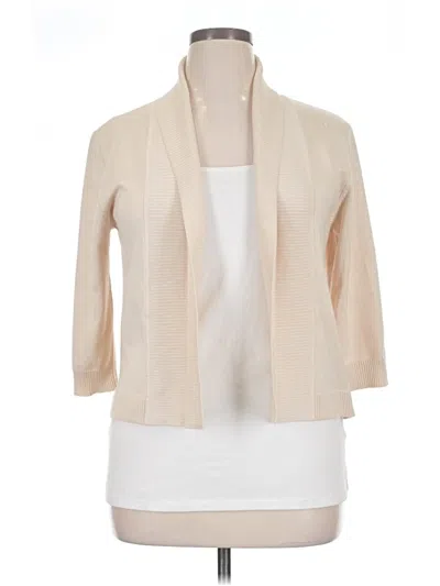 Pre-owned 89th & Madison Cardigan Sweater In Ivory