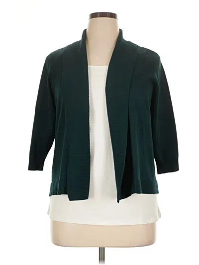 89th & Madison Cardigan Sweater In Teal