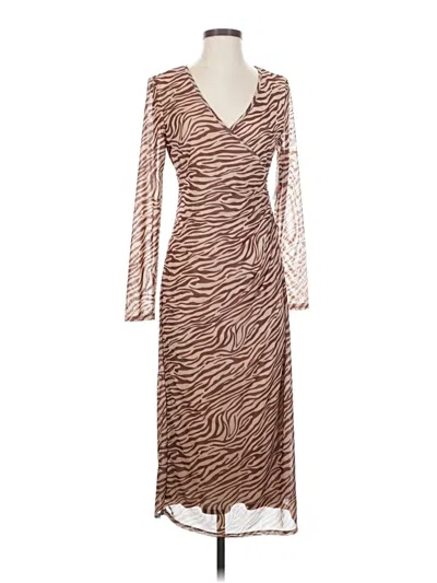 Pre-owned 89th & Madison Casual Dress In Brown