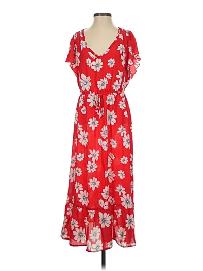 Pre-owned 89th & Madison Casual Dress In Red