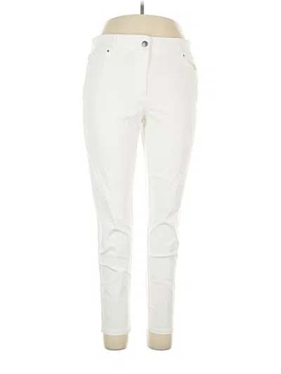 Pre-owned 89th & Madison Casual Pants In White