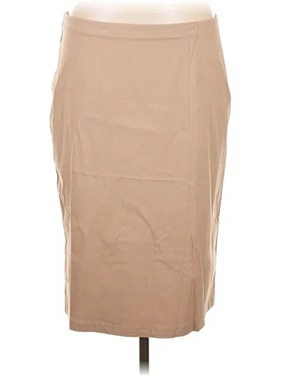 Pre-owned 89th & Madison Casual Skirt In Tan