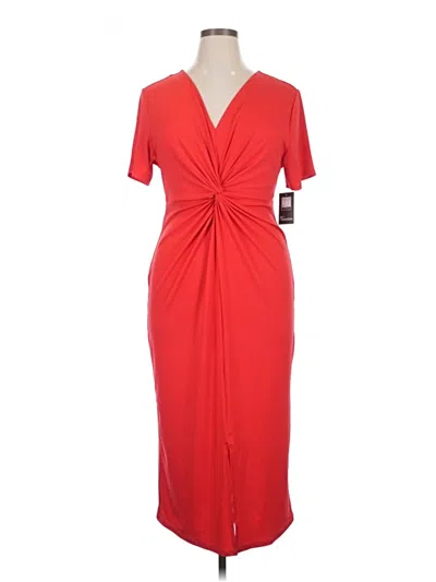Pre-owned 89th & Madison Cocktail Dress In Red
