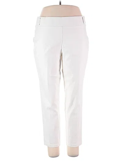 Pre-owned 89th & Madison Dress Pants In White