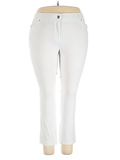 Pre-owned 89th & Madison Jeggings In White