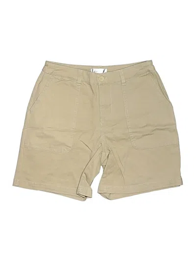 Pre-owned 89th & Madison Khaki Shorts In Tan
