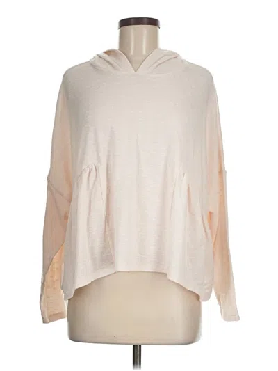 Pre-owned 89th & Madison Long Sleeve Top Tan Cowl Neck Tops In Brown