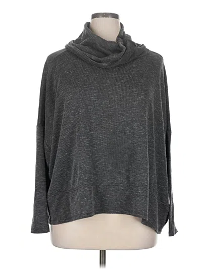 Pre-owned 89th & Madison Long Sleeve Turtleneck In Gray