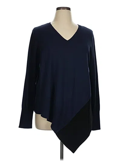 Pre-owned 89th & Madison Pullover Sweater In Blue