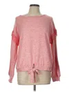 89th & Madison Pullover Sweater In Pink