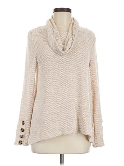 Pre-owned 89th & Madison Pullover Sweater In Tan