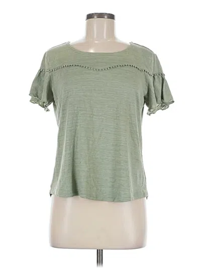 Pre-owned 89th & Madison Short Sleeve T-shirt In Green