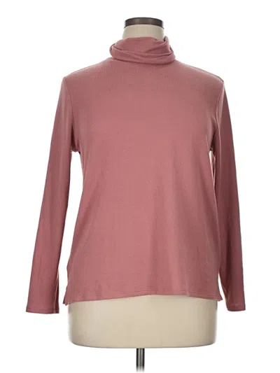 Pre-owned 89th & Madison Turtleneck Sweater In Burgundy