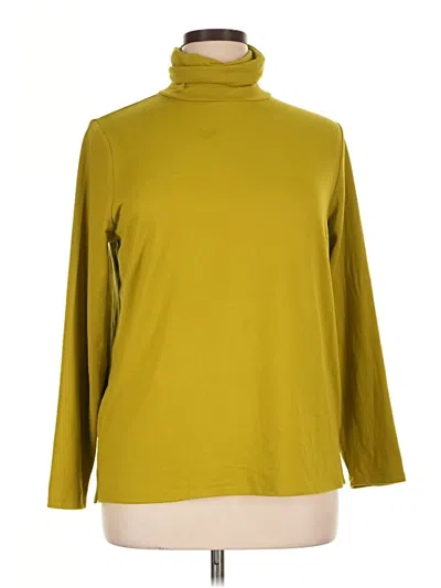 Pre-owned 89th & Madison Turtleneck Sweater In Green