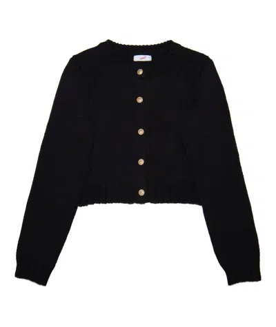 8apart Junior Women's Randi Button Cardigan In Black