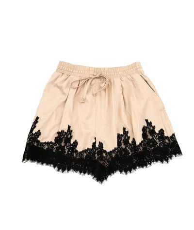 8apart Women's Junette Lace Shorts In Champagne In Neutral