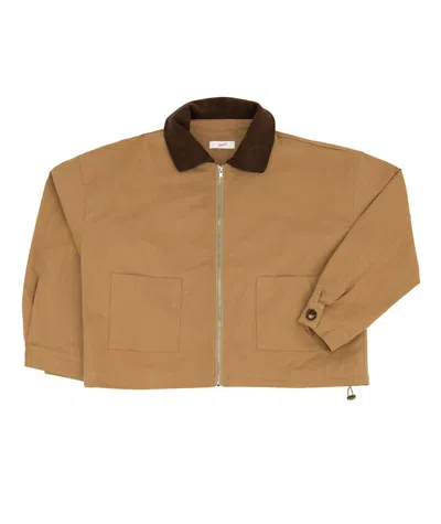 8apart Women's Taryn Drawstring Jacket In Tan In Brown